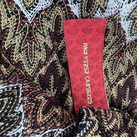 Apple Bottoms Sheer Brown Paisley Hooded Bathing Swim Suit Coverup Pocket Size M - Picture 10 of 10